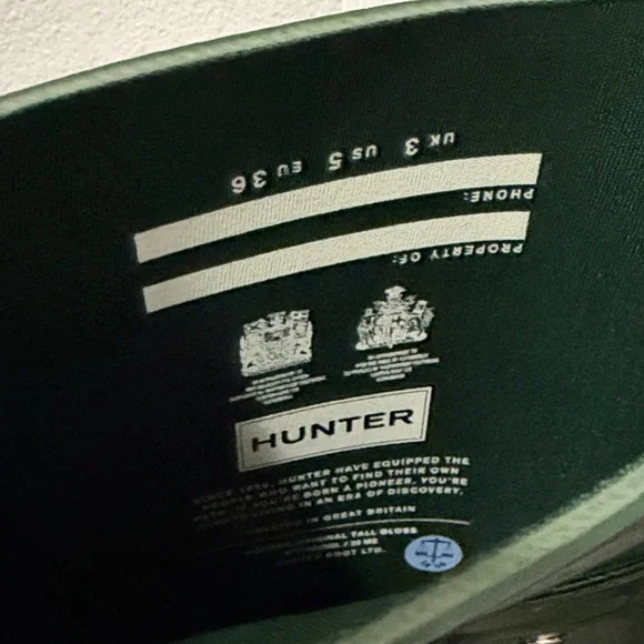 Hunter Dark Green Waterproof Tall Boots - Picture 4 of 7